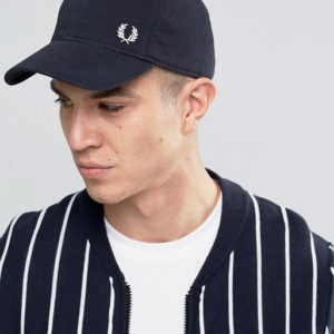 Fred Perry Pique Baseball Cap With Logo